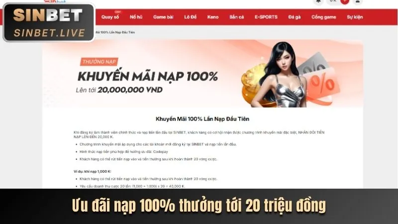 Hoàn trả hàng ngày và thưởng nạp lại